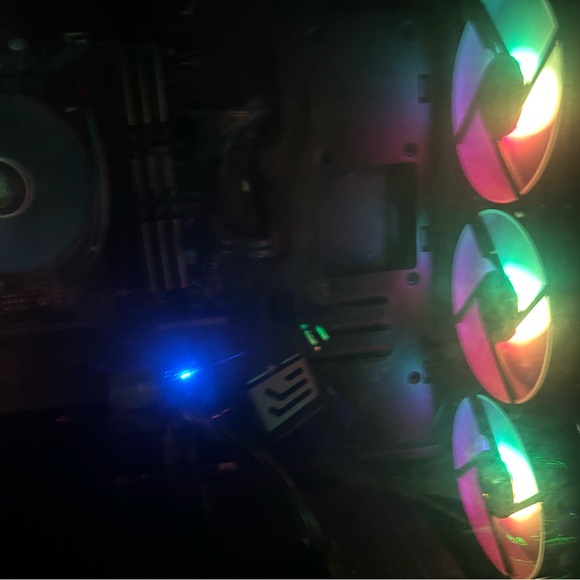 Red and Green LED Cooling Fans for Internal Components